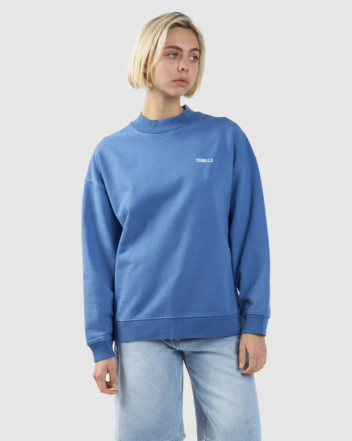 Womens Spectral Oversized Crew Neck