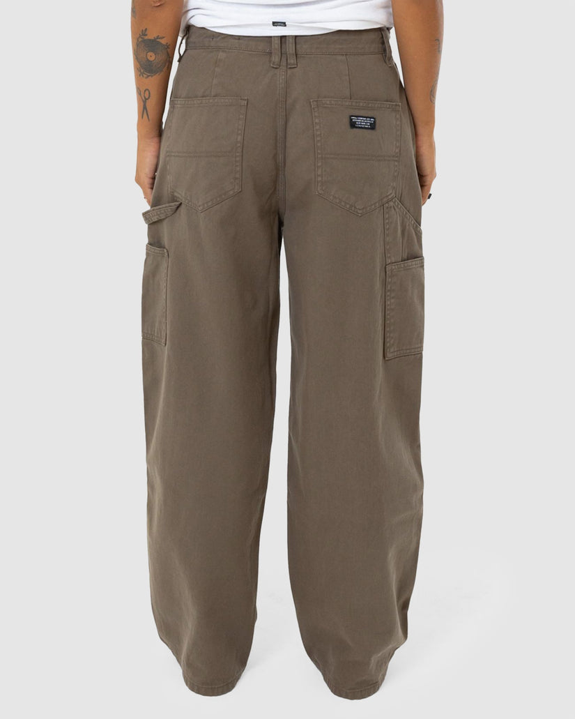 WOMENS SLOUCH CARPENTER TWILL PANTS