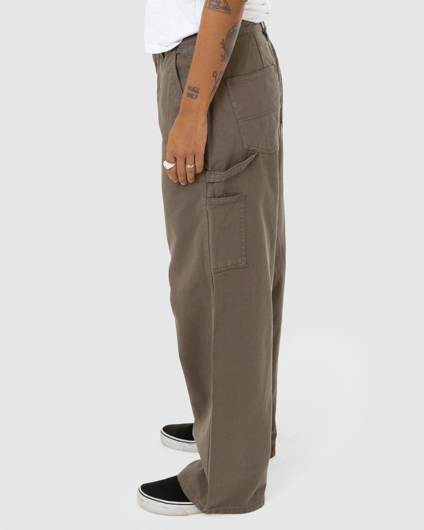 WOMENS SLOUCH CARPENTER TWILL PANTS