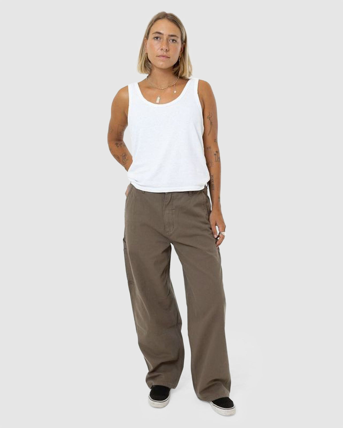 Womens Slouch Carpenter Pants