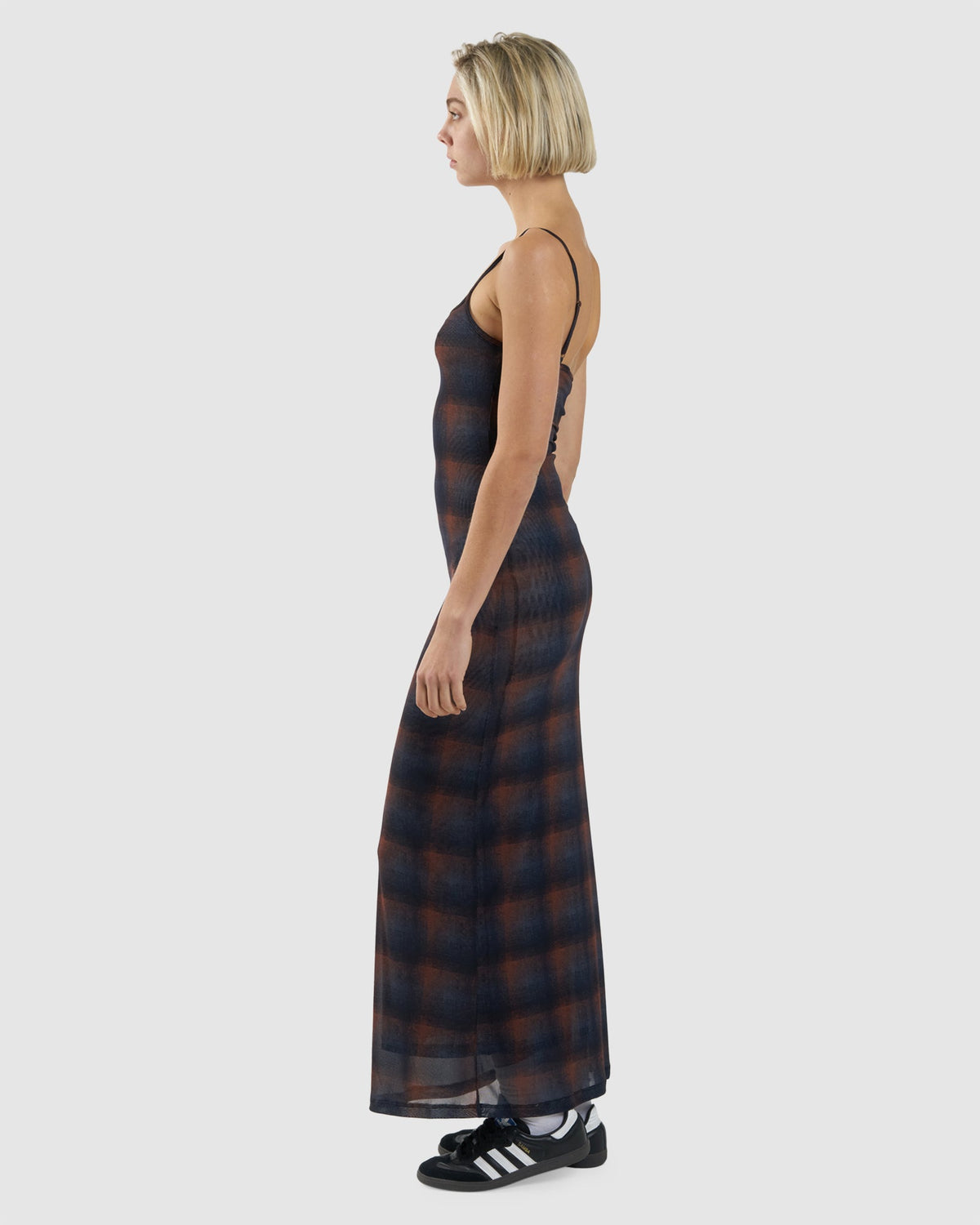 Womens Enmesh Maxi Dress