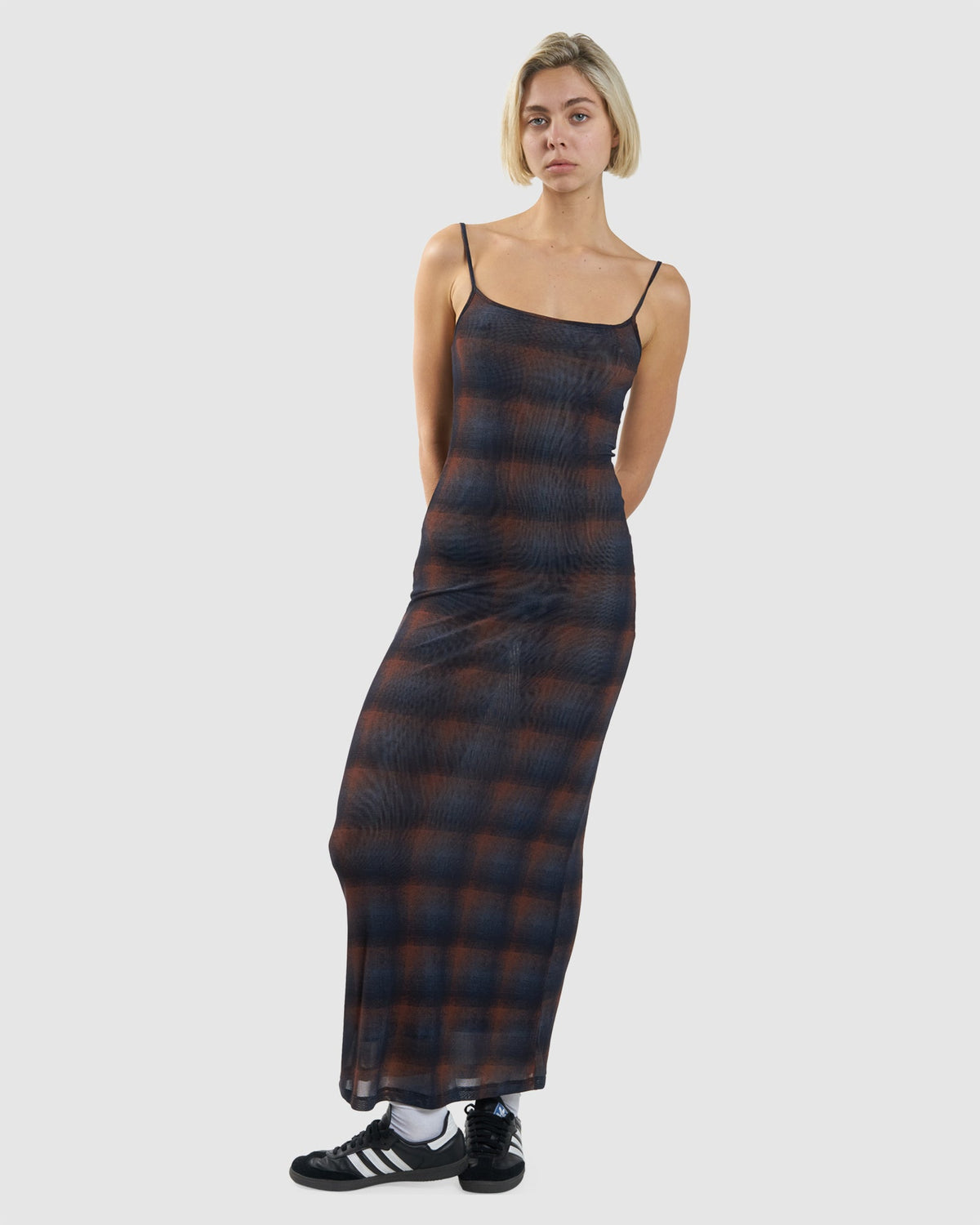 Womens Enmesh Maxi Dress