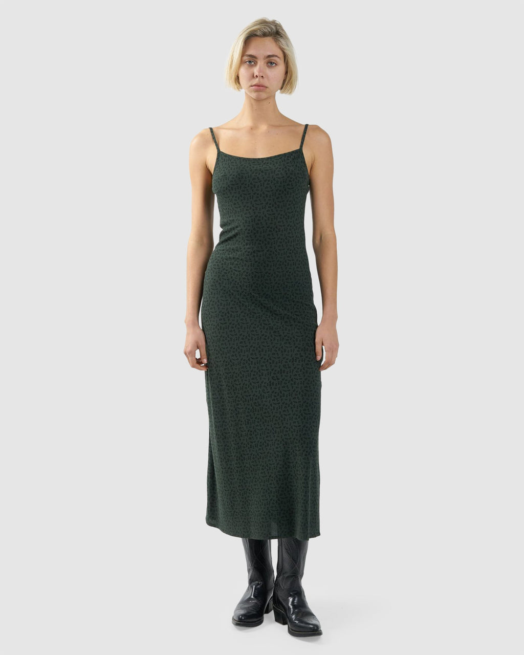 Womens Cassia Bias Midi Dress