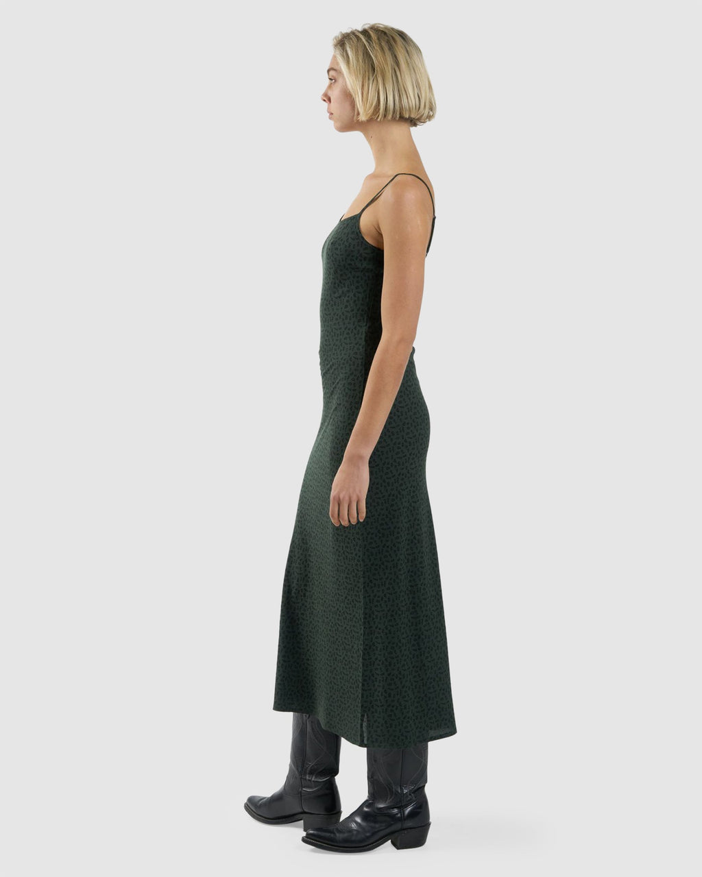 Womens Cassia Bias Midi Dress