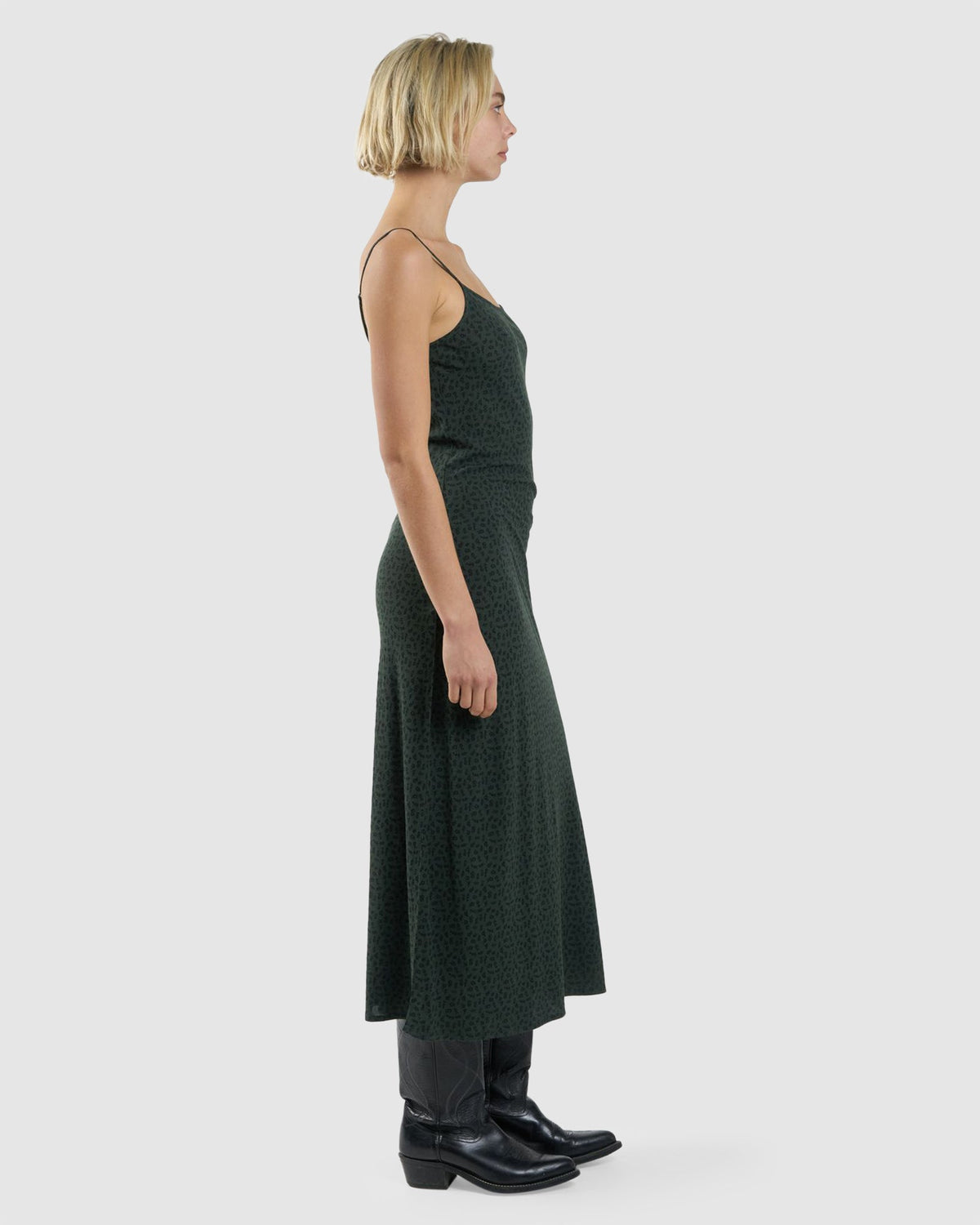 Womens Cassia Bias Midi Dress