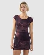 WOMENS EARTH VIBRATIONS MINI DRESS