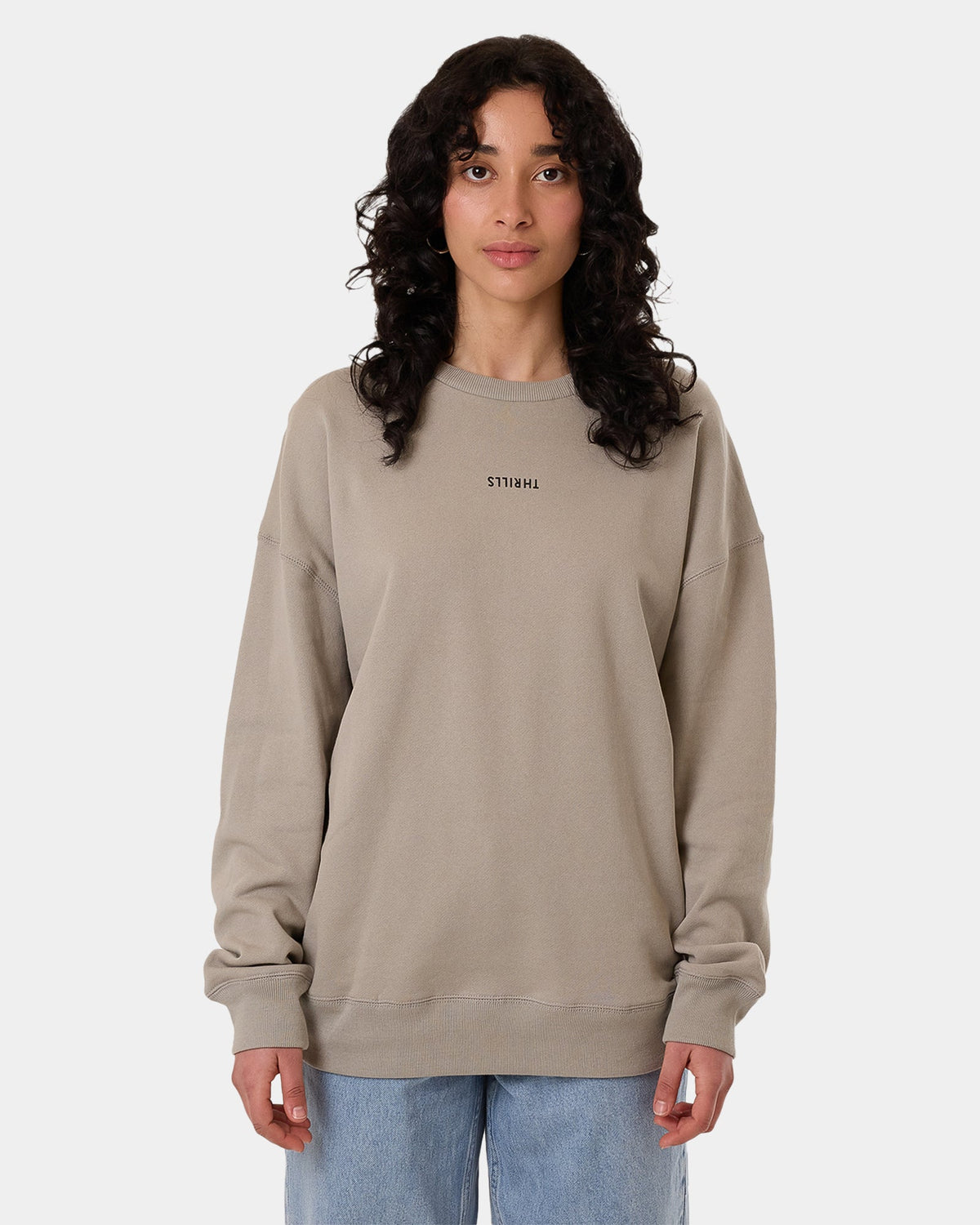 Womens Minimal Thrills Crew Neck