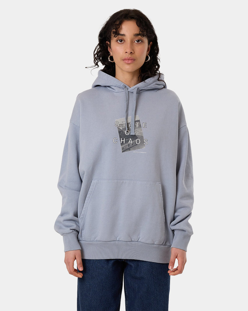 Womens Chaotic Growth Slouch Pullover Hoodie