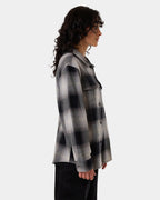 Womens Barrio Overshirt Long Sleeve Shirt