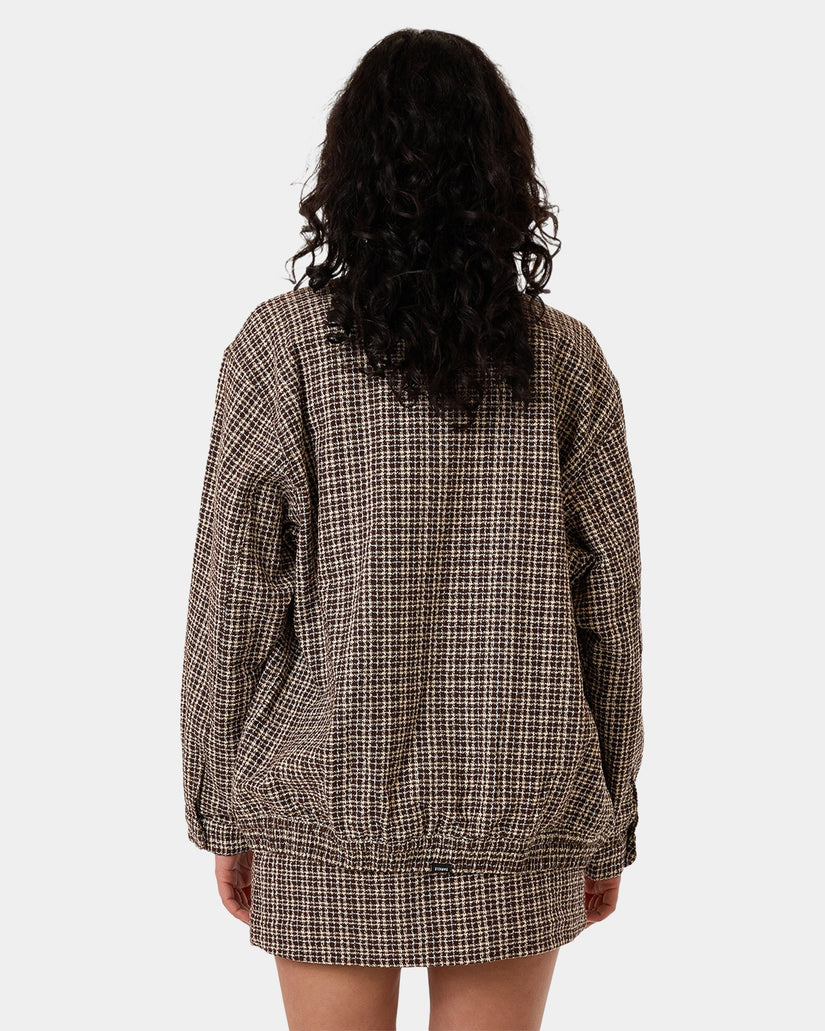 Womens Hazed Harrington Coach Jacket