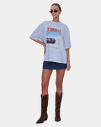 Womens Full Throttle Oversized T-Shirt