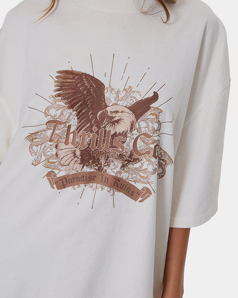 Womens Ruined Paradise Oversized T-Shirt