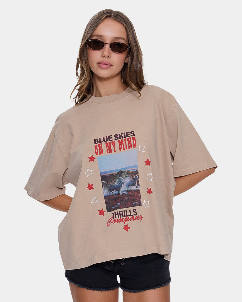 Womens On My Mind Square T-Shirt