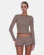 Womens Walker Knit Long Sleeve T-Shirt
