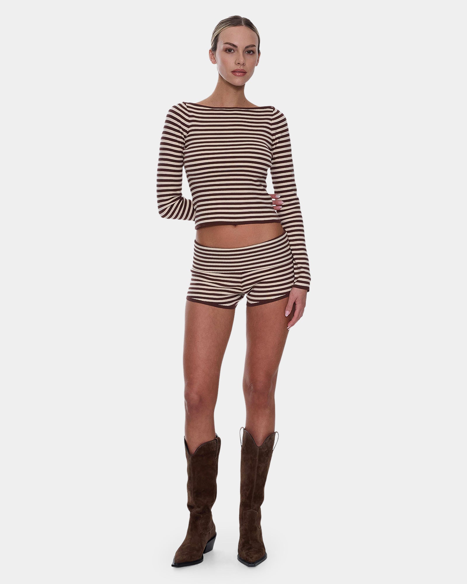 Womens Walker Knit Long Sleeve T-Shirt