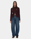 Womens Final Call Zip Knit Sweater