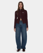 Womens Final Call Zip Knit Sweater