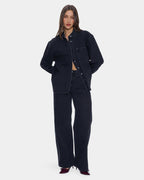 Womens Melina Oversized Denim Long Sleeve Shirt