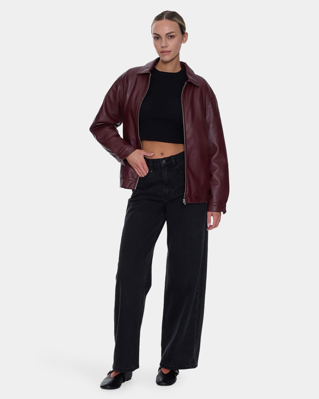 Womens Elka Leather Jacket