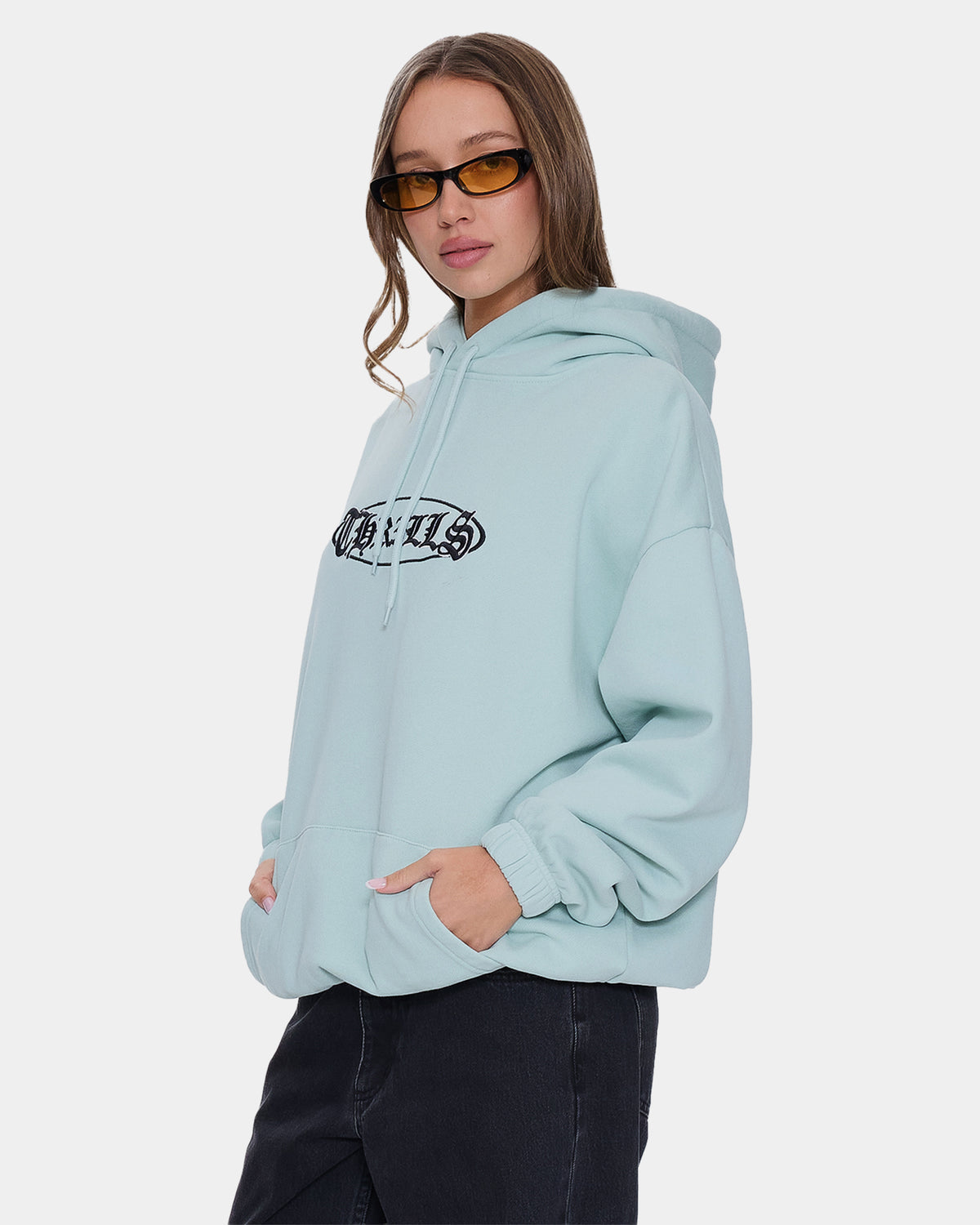 Womens No Mercy Slouch Pullover Hoodie