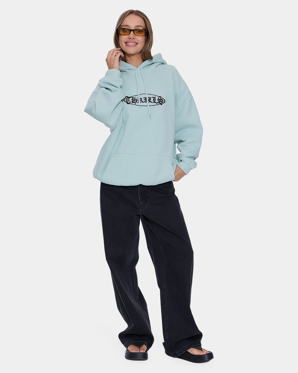 Womens No Mercy Slouch Pullover Hoodie