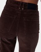 Womens Holly High Rise Stretch Wide Cord Pants