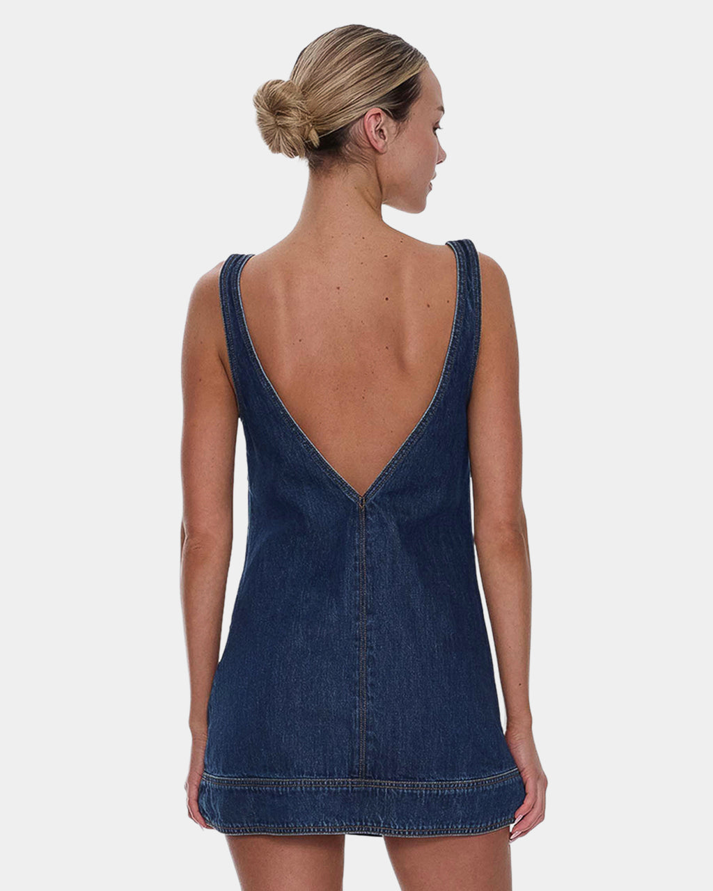 Womens Luciana Denim Mini Dress