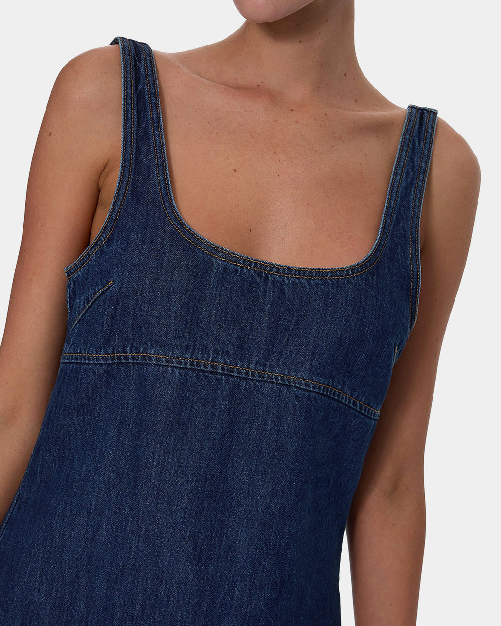 Womens Luciana Denim Mini Dress