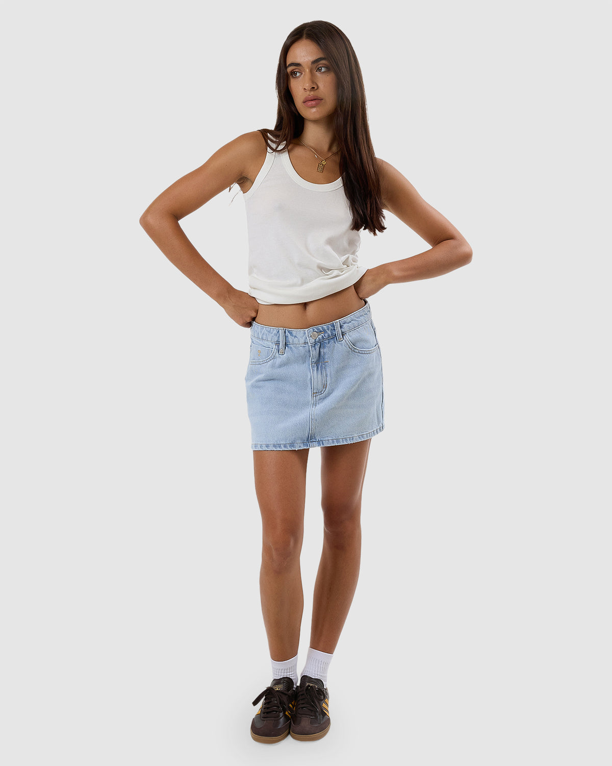 WOMENS SOPHIE DENIM MINI SKIRT