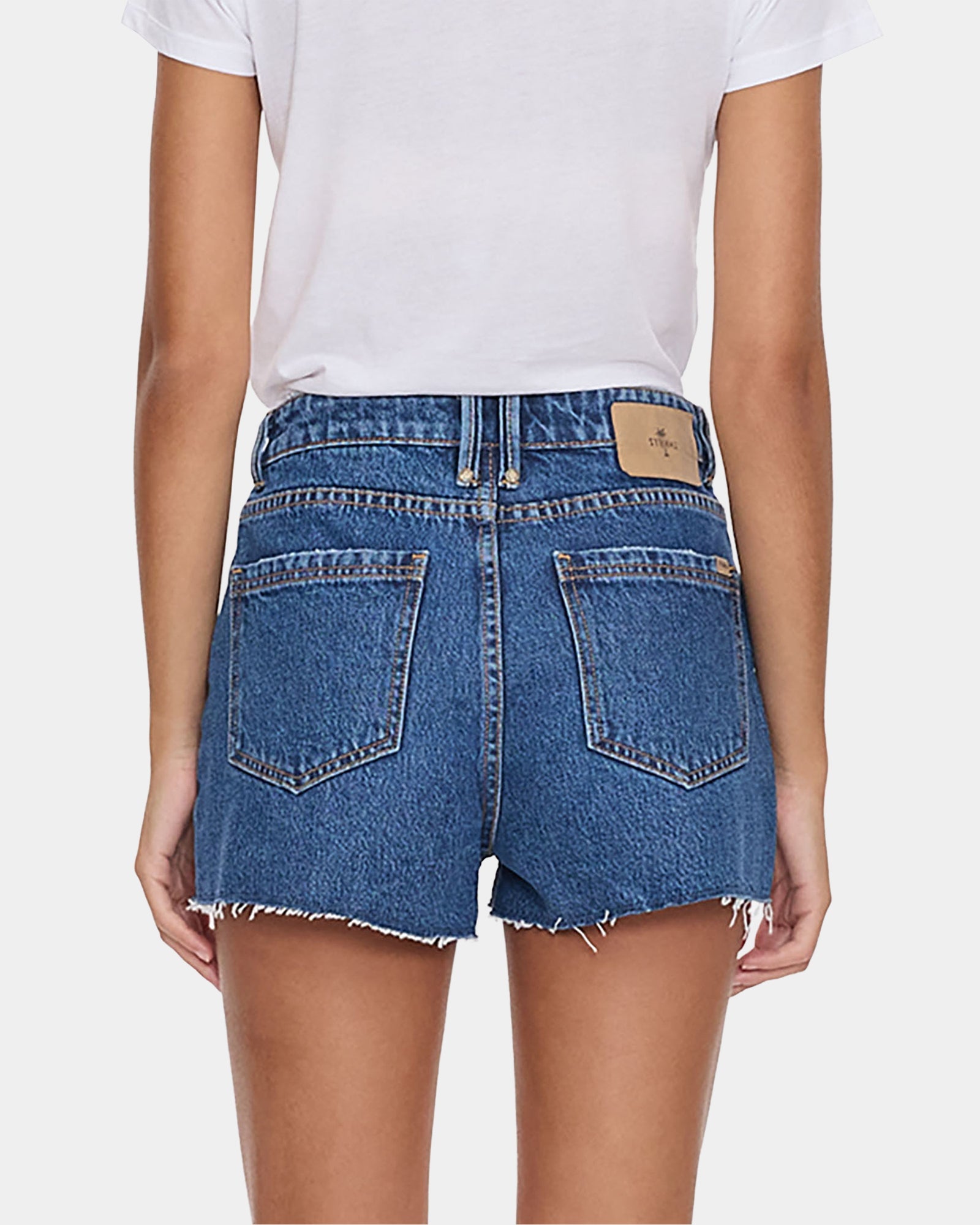 Womens Sadie High Rise Micro Denim Shorts