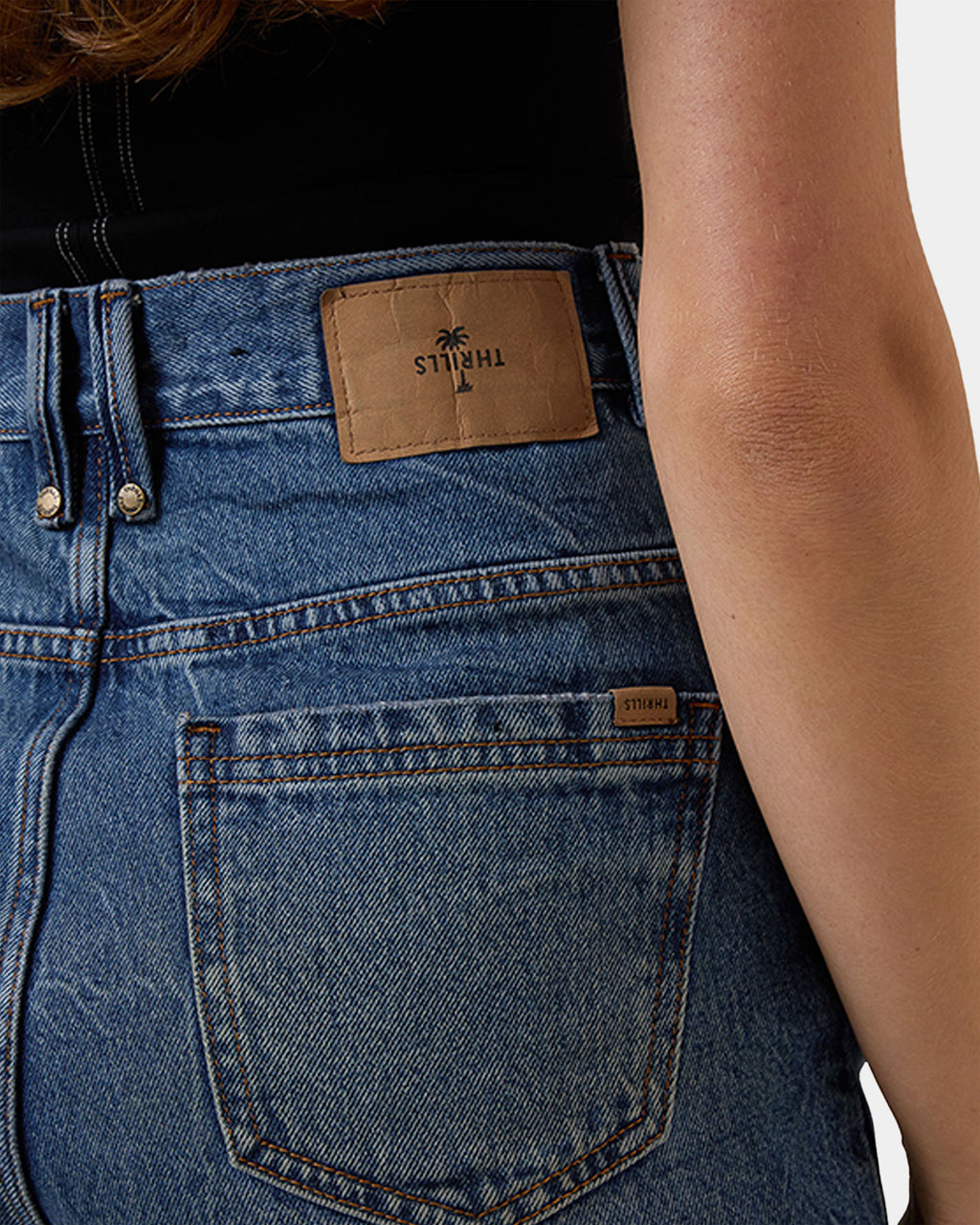 Womens Kai Wrap Denim Shorts