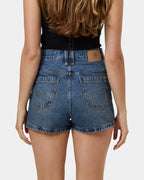 Womens Kai Wrap Denim Shorts