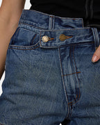 Womens Kai Wrap Denim Shorts