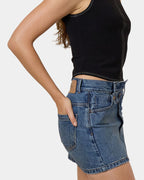Womens Kai Wrap Denim Skirt