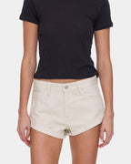 Womens Remi Rolled Low Rise Denim Shorts
