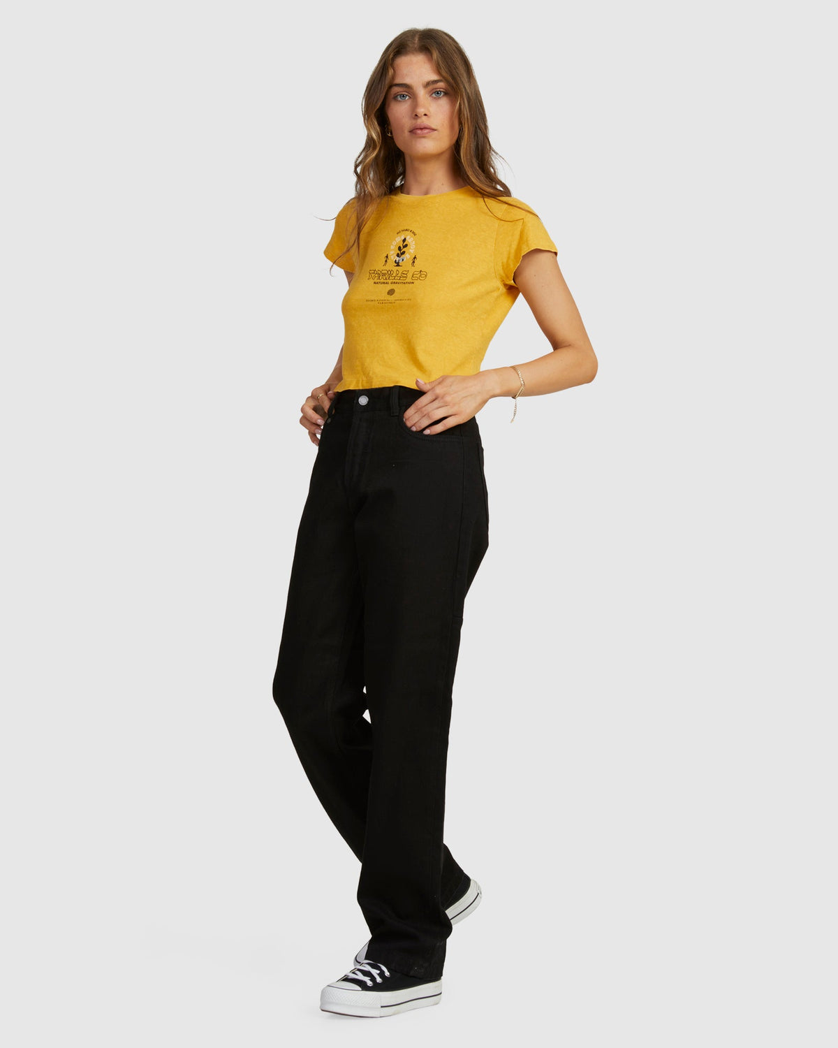 Womens Rachel Straight Denim Jeans