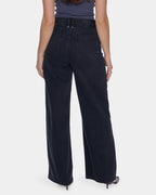Womens Hunter High Rise Wide Denim Jeans