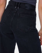 Womens Hunter High Rise Wide Denim Jeans