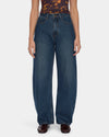 Womens Sloane High Rise Barrel Denim Jeans