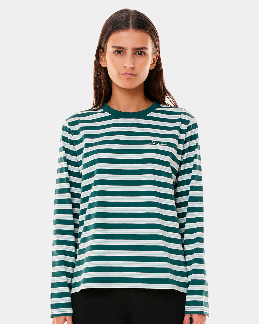 WOMENS STRIPED LONG SLEEVE T-SHIRT