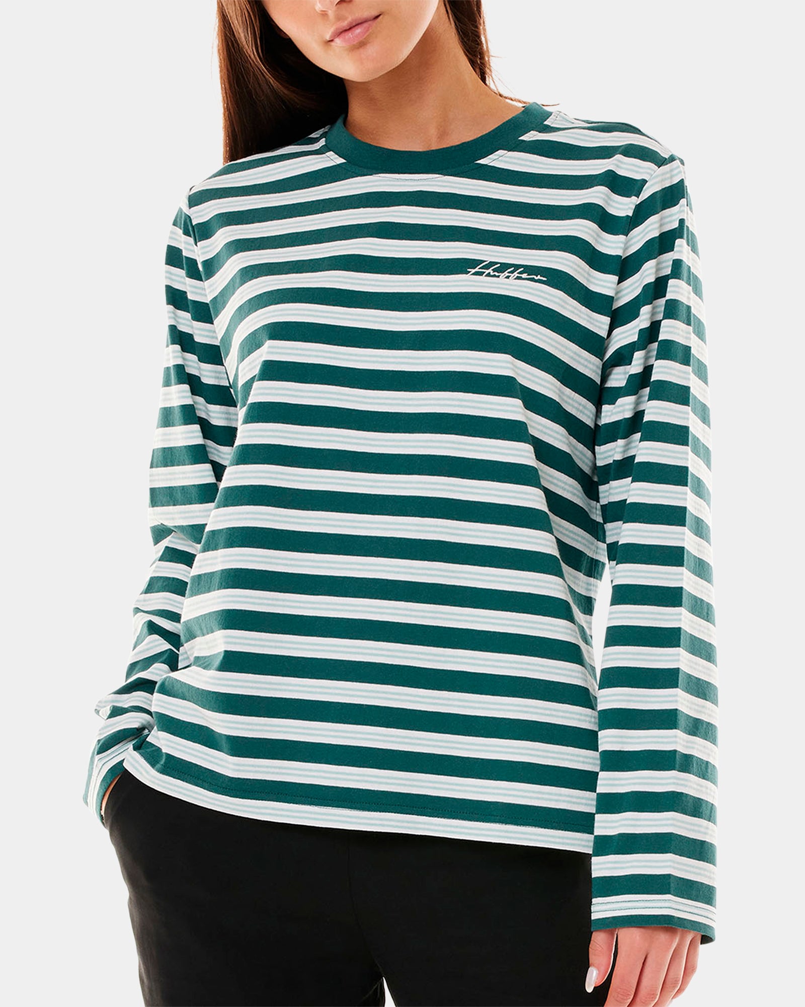 WOMENS STRIPED LONG SLEEVE T-SHIRT