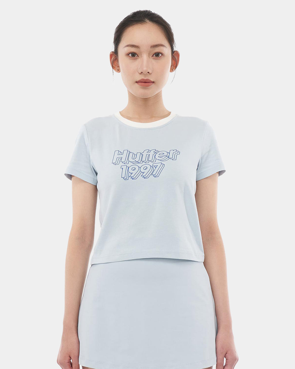 WOMENS OFF COURT MINI RIB BABY T-SHIRT