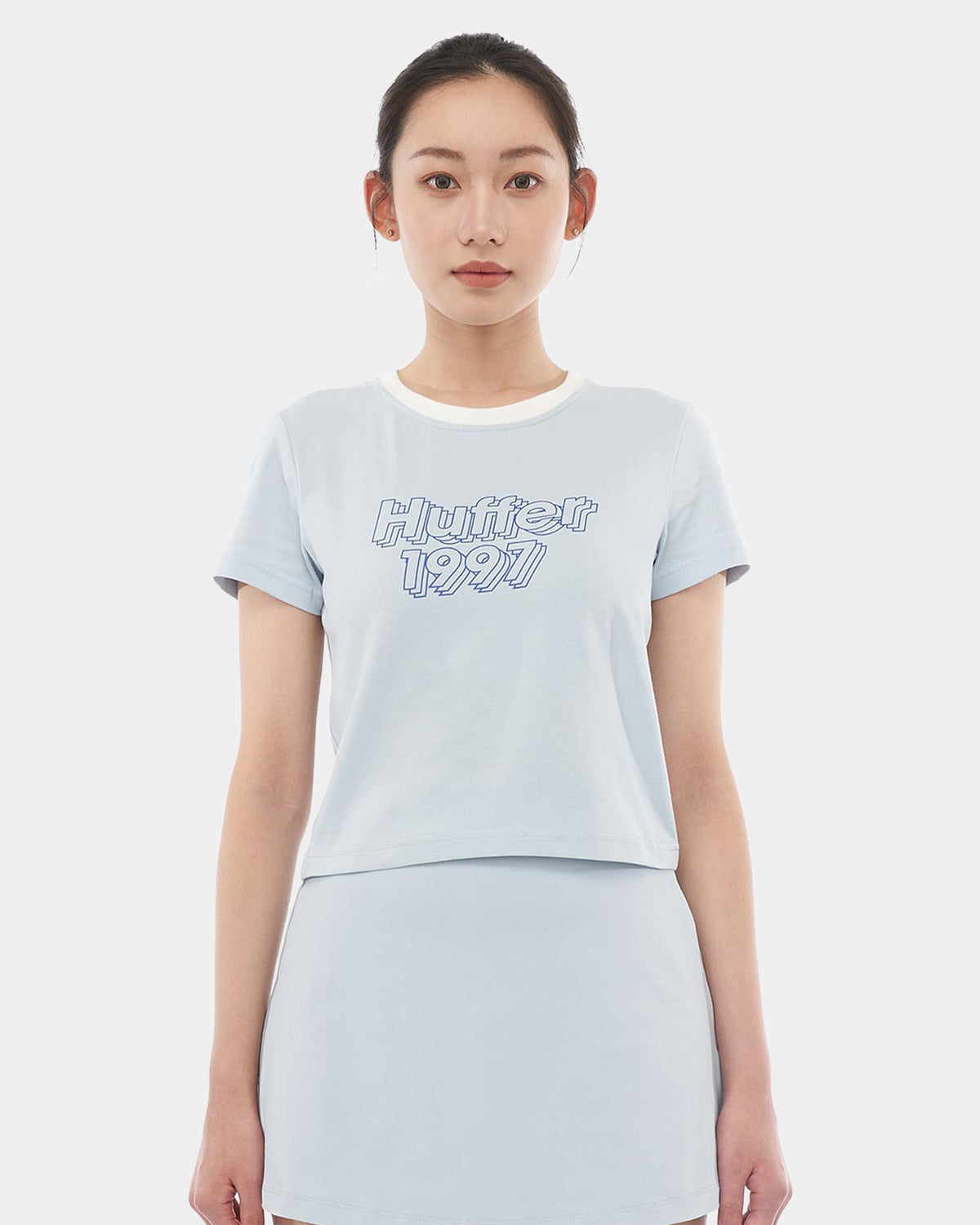 WOMENS OFF COURT MINI RIB BABY T-SHIRT
