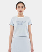 WOMENS OFF COURT MINI RIB BABY T-SHIRT