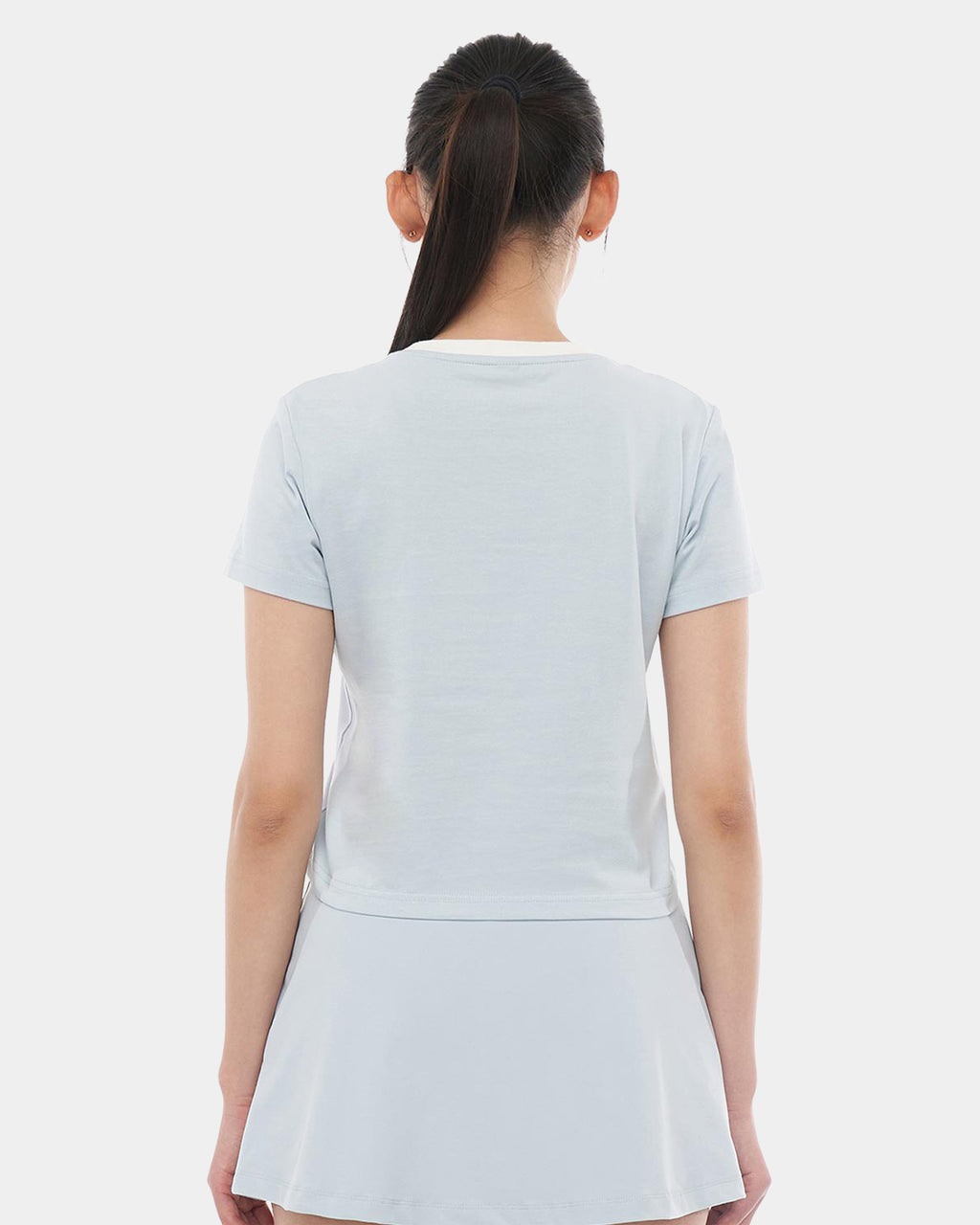 WOMENS OFF COURT MINI RIB BABY T-SHIRT