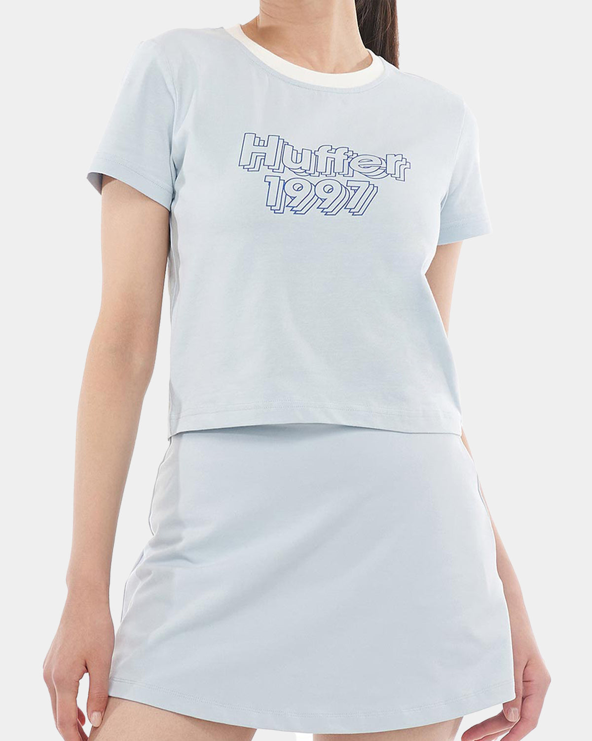 WOMENS OFF COURT MINI RIB BABY T-SHIRT
