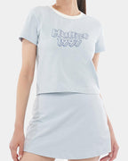 WOMENS OFF COURT MINI RIB BABY T-SHIRT