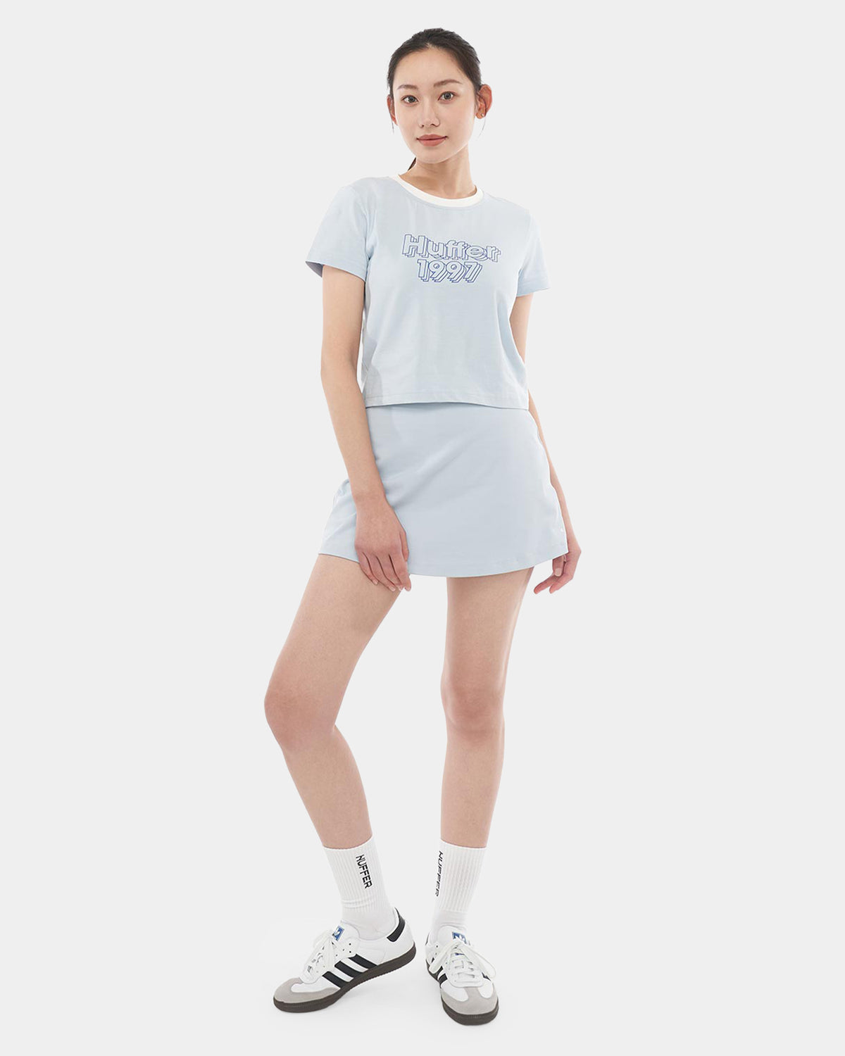 WOMENS OFF COURT MINI RIB BABY T-SHIRT