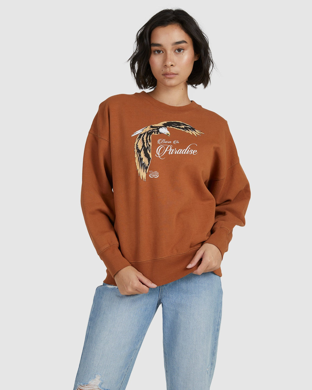 WOMENS SPEED NEEDS SLOUCH CREW NECK