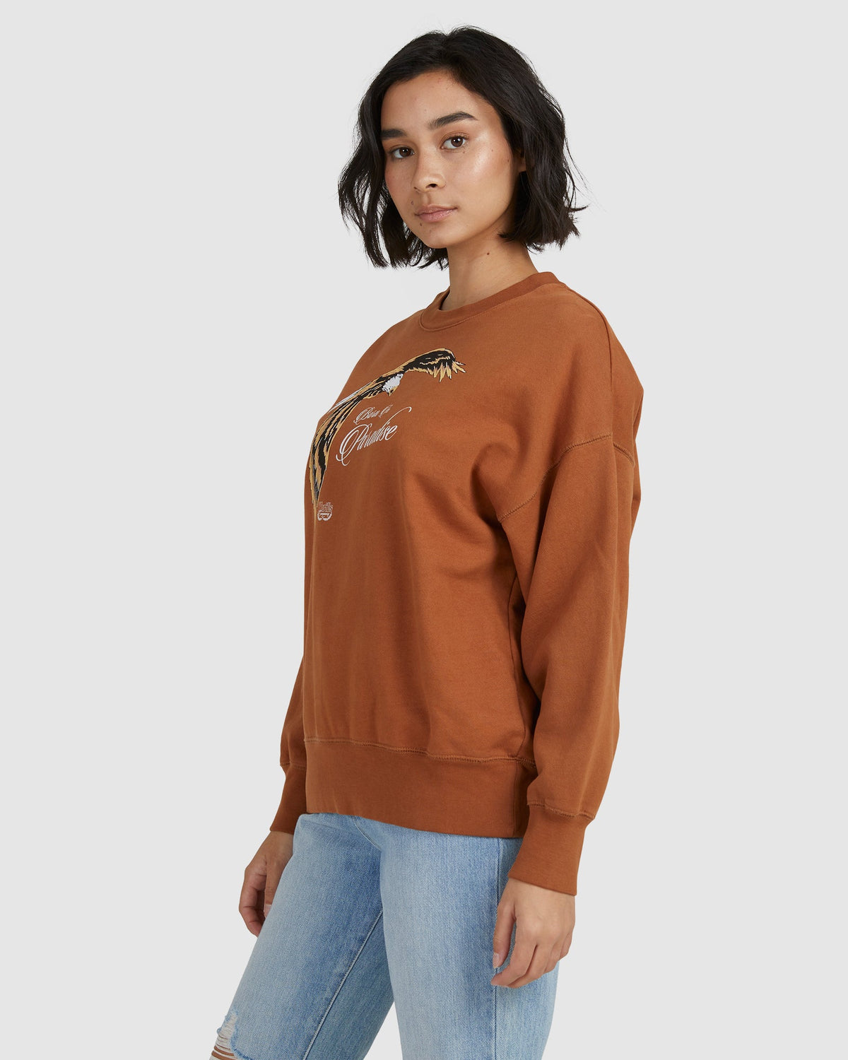 WOMENS SPEED NEEDS SLOUCH CREW NECK